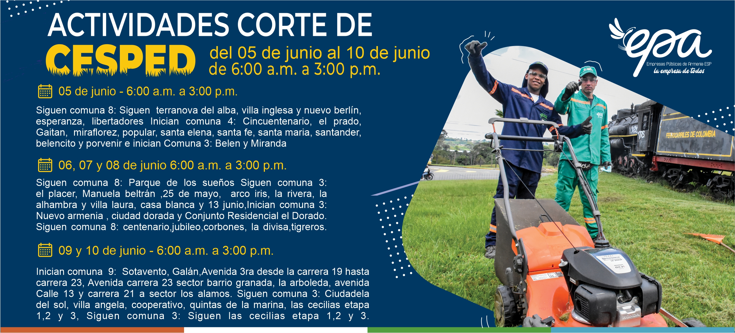CESPED CESPED 05 AL 10 DE JUNIO
