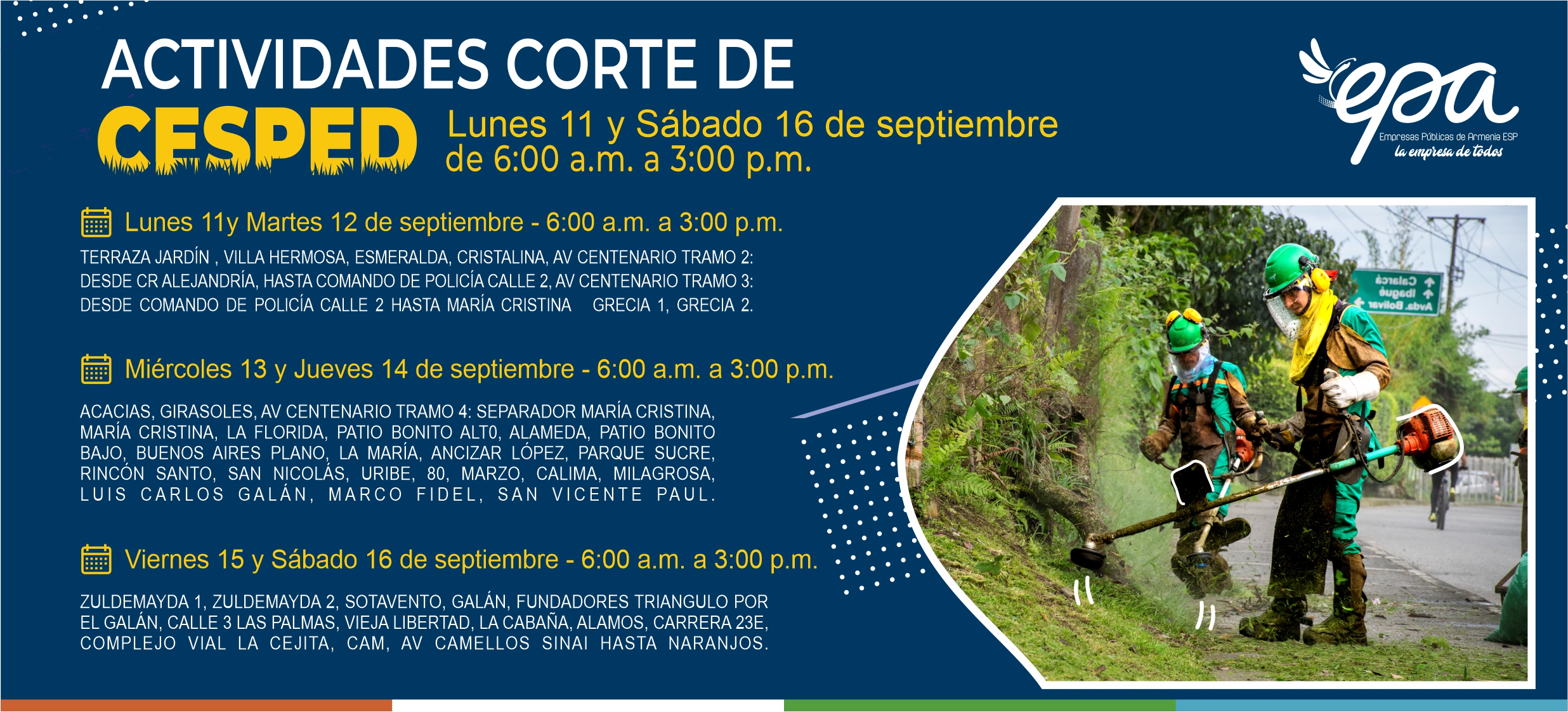 CORTE DE CESPED 11 16 SEPTIEMBRE