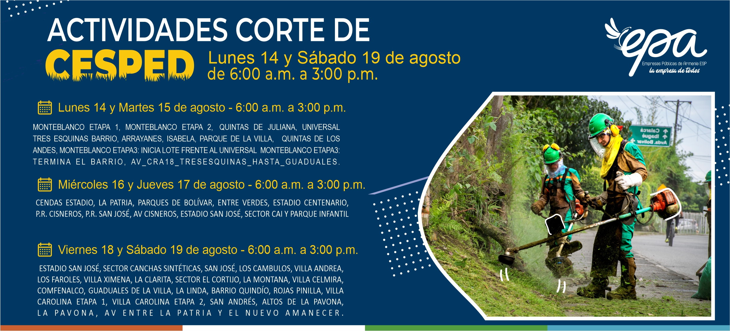CORTE DE CESPED 14 19 DE AGOSTO