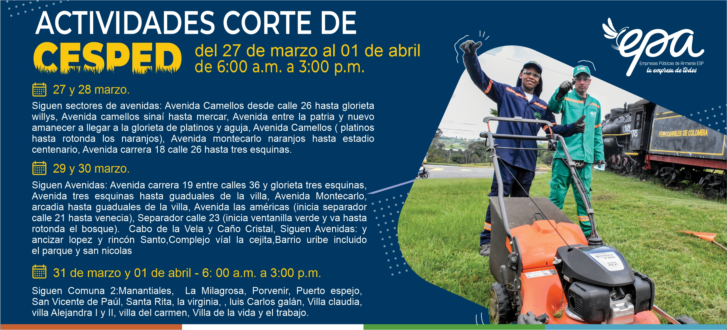 CORTE DE CESPED 27 MARZO 01 ABRIL