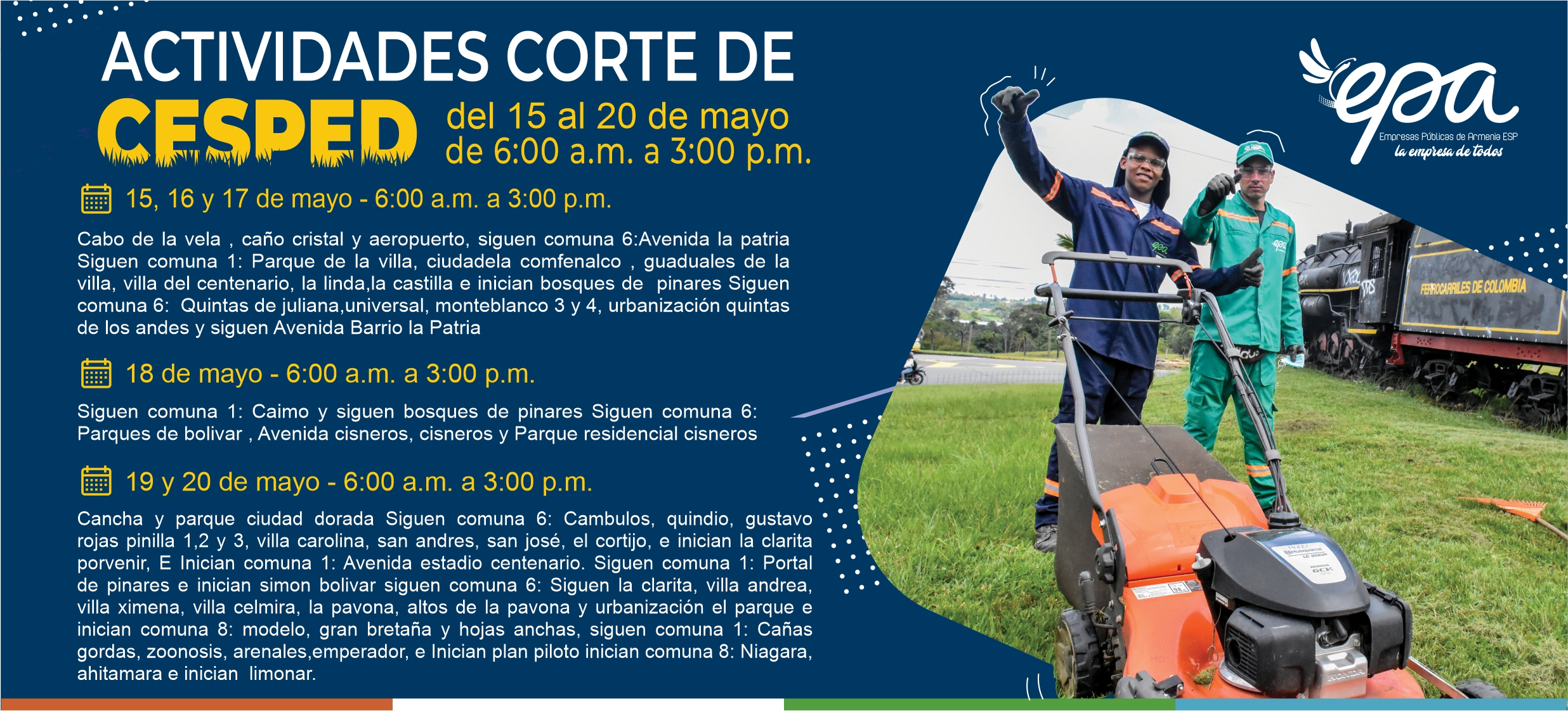 CORTE DE CESPED MAYO 15 AL 20 