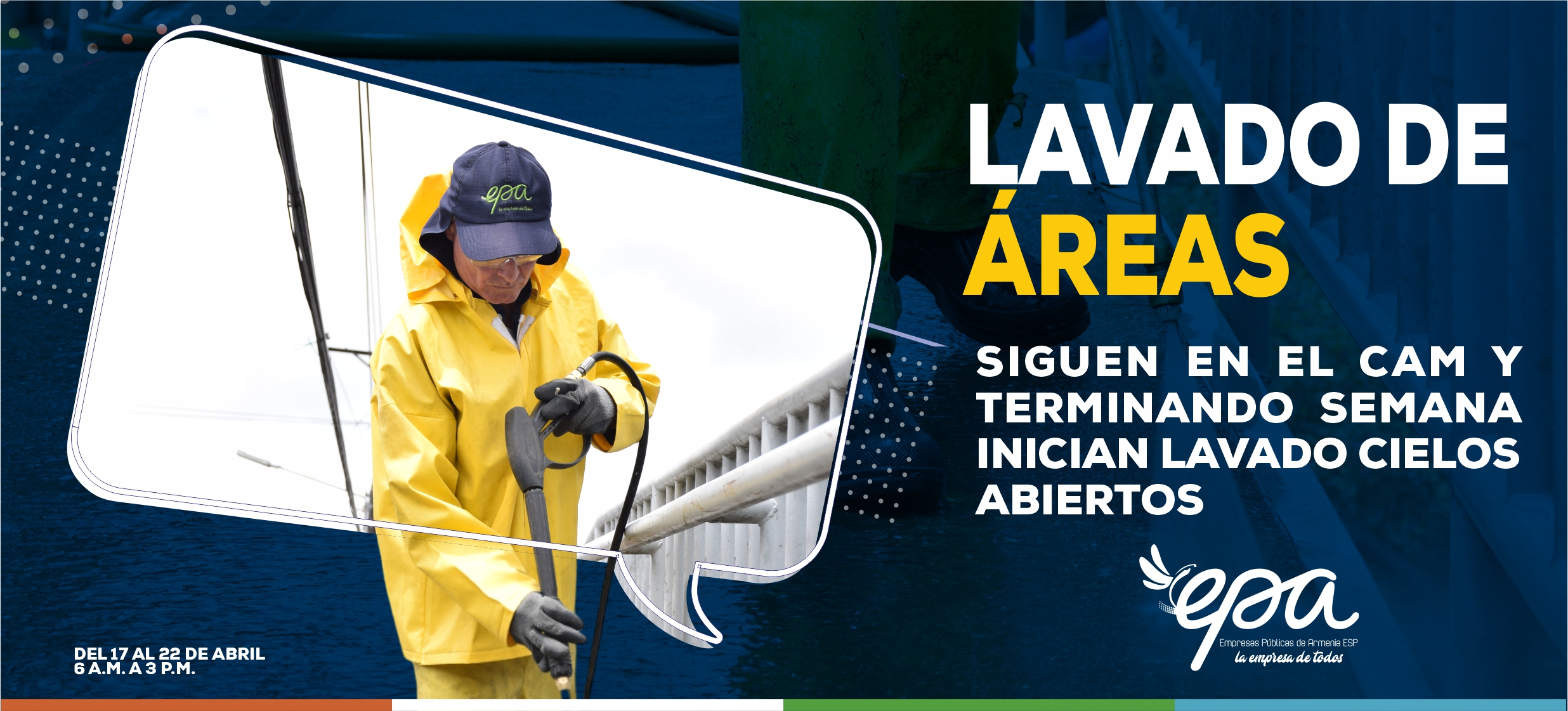 LAVADO AREAS PUBLICAS 17 AL 22 DE ABRIL