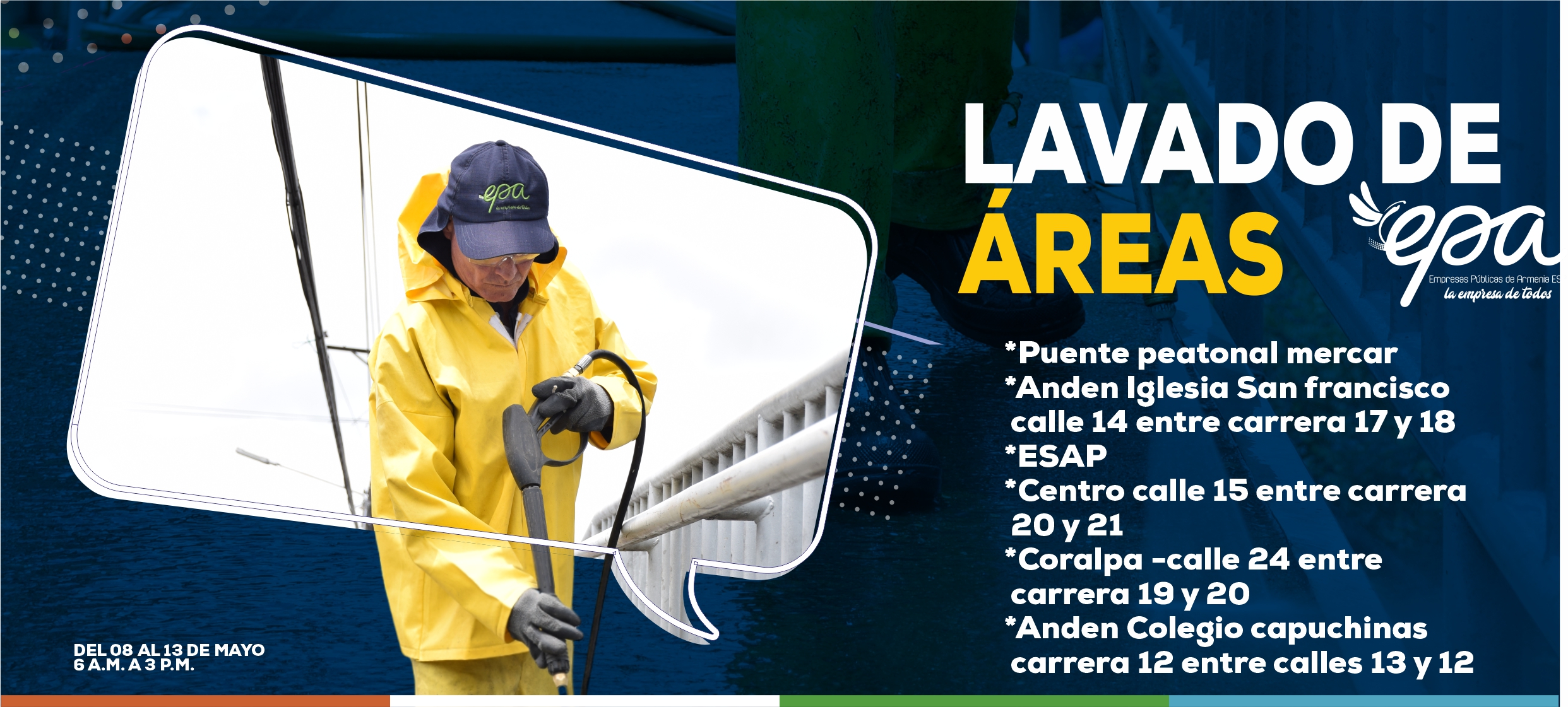 LAVADO DE AREAS PÚBLICAS 08 AL 13 MAYO