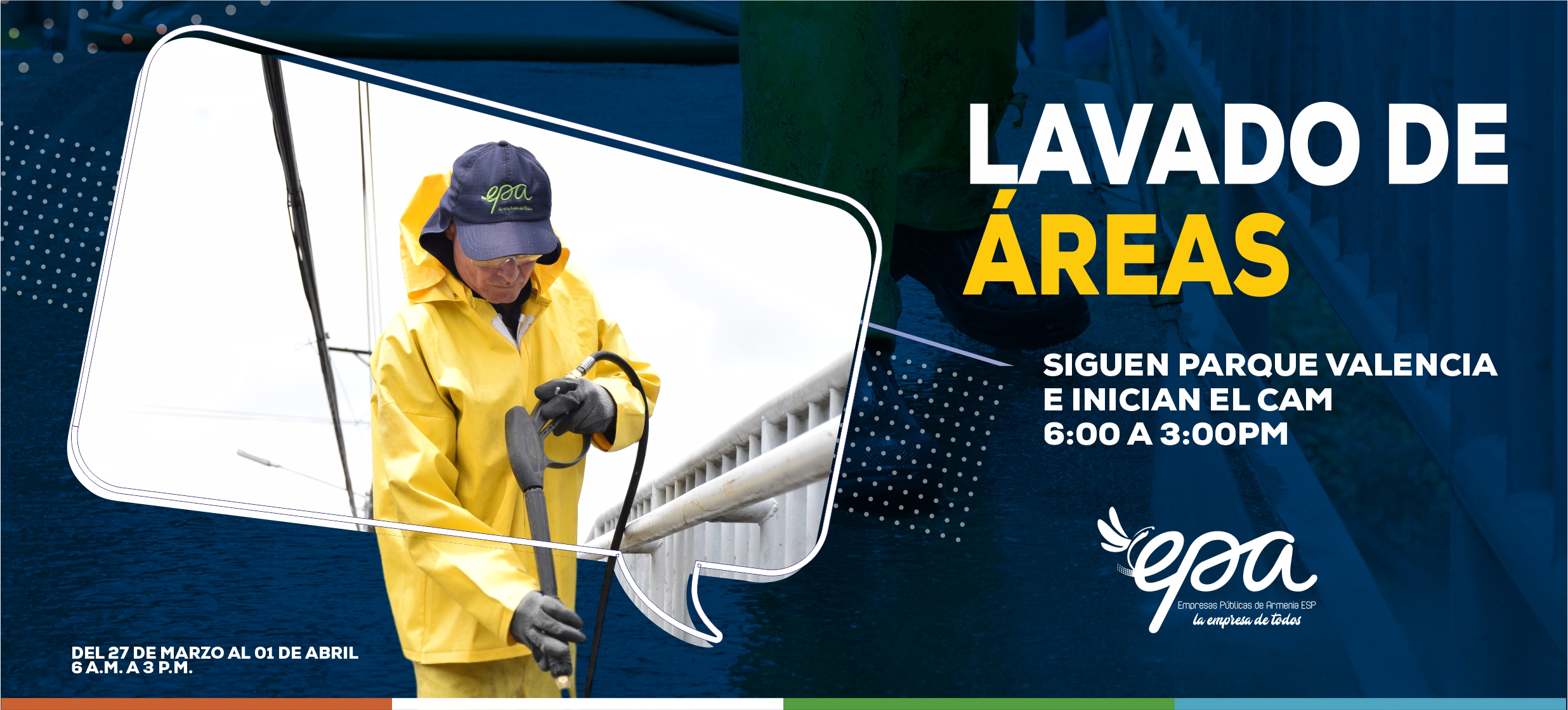 LAVADO DE AREAS PÚBLICAS 27 MARZO 01 ABRIL