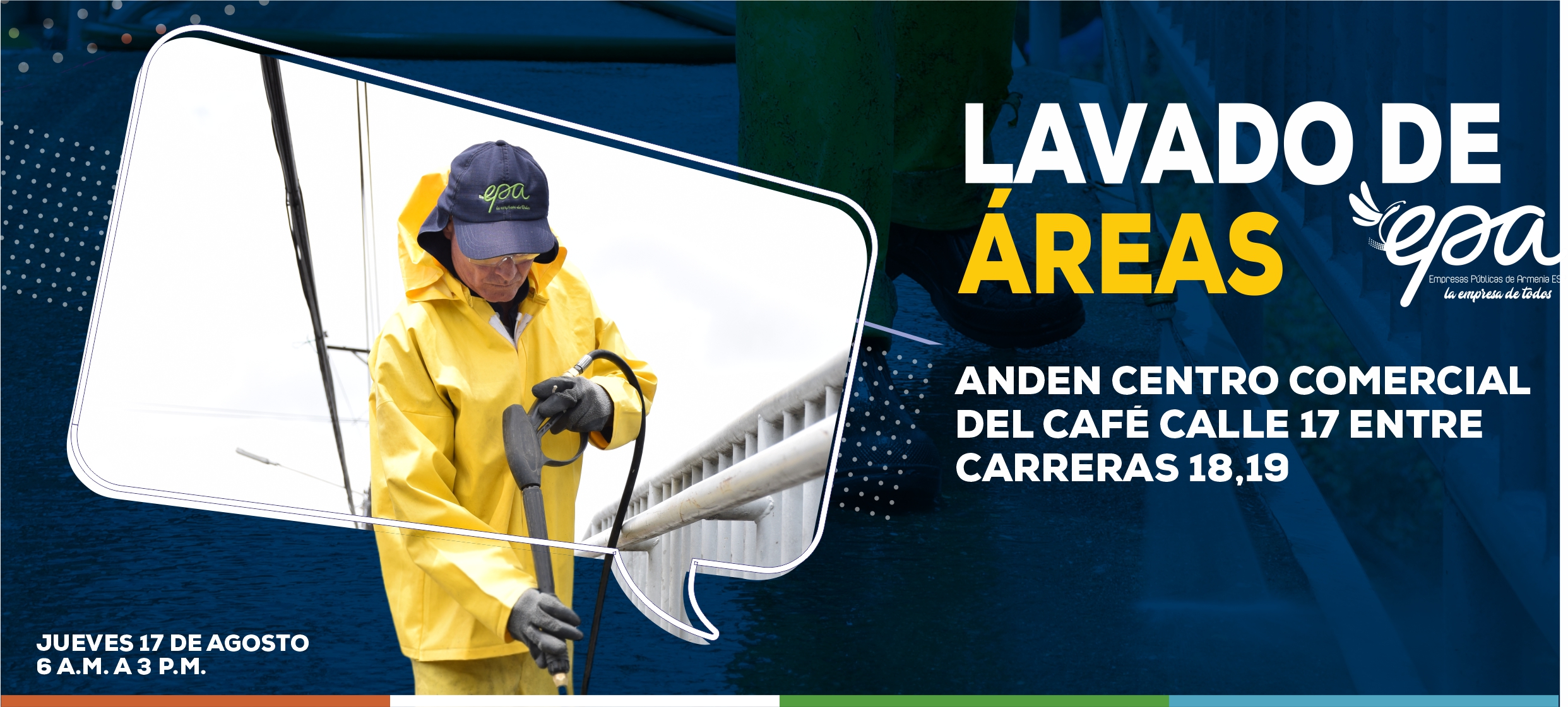 LAVADO DE AREAS PÚBLICAS JUEVES 17 DE AGOSTO