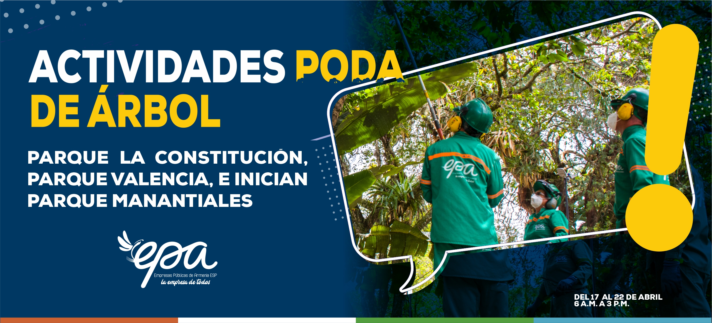 PODA DE ARBOL 24 AL 29 DE ABRIL