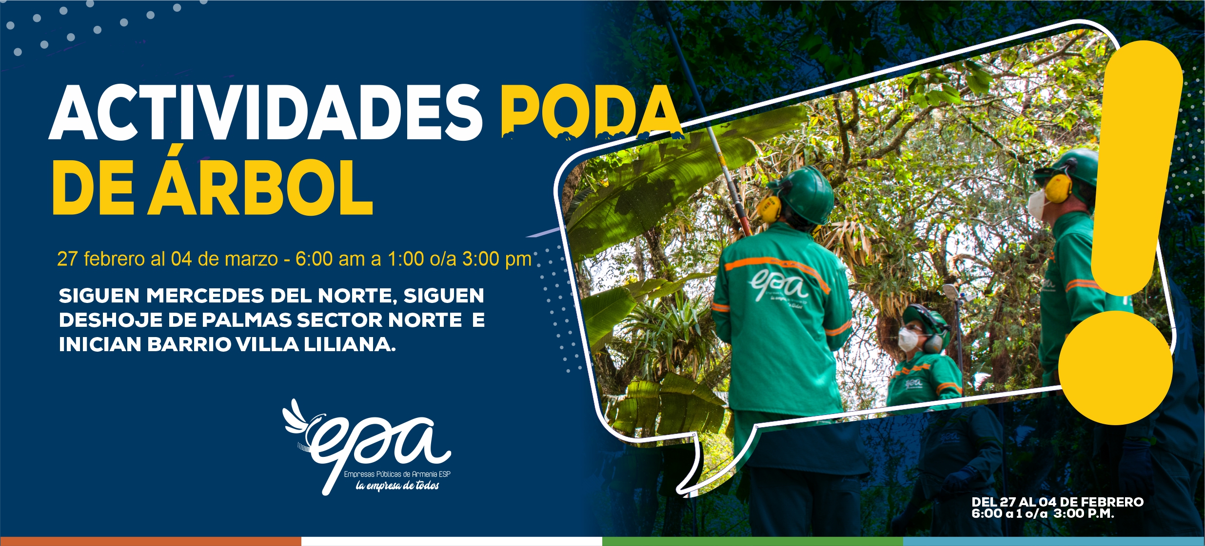 PODA DE ARBOL 27 FEBRERO AL 04 MARZO