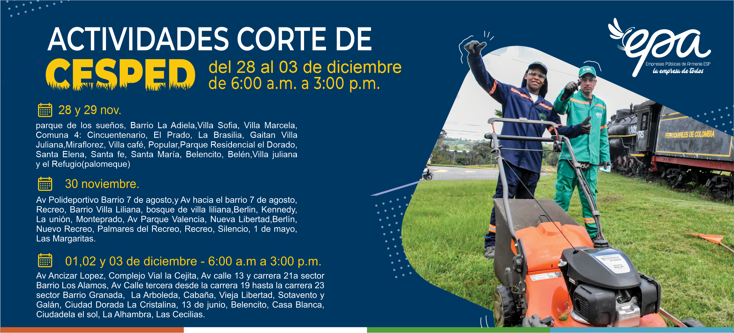 actividades corte de cesped 28 03
