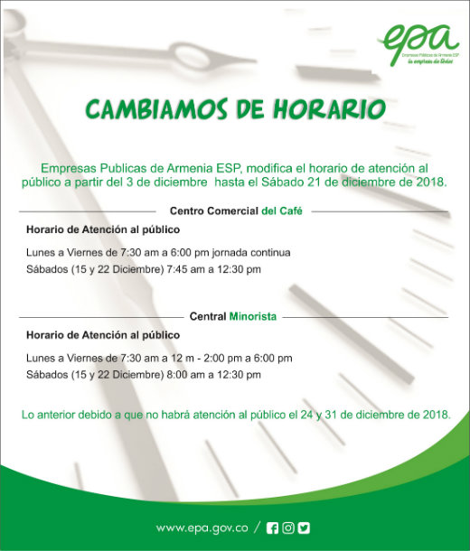 horario