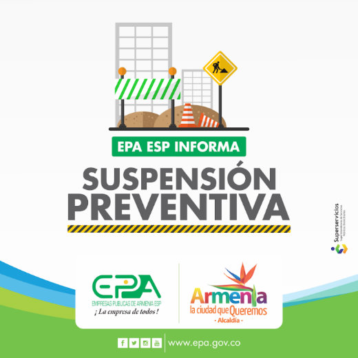 suspensiones acueducto