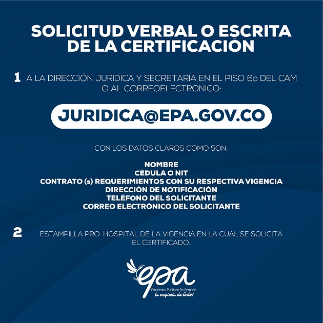 certificado contratual