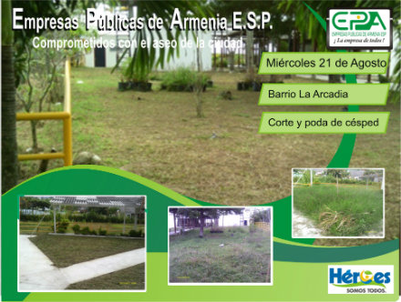 21 agosto barrio La Arcadia