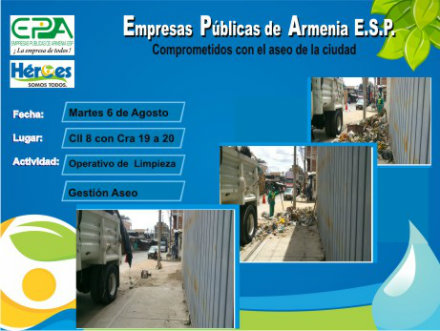 limpieza 6 de agosto