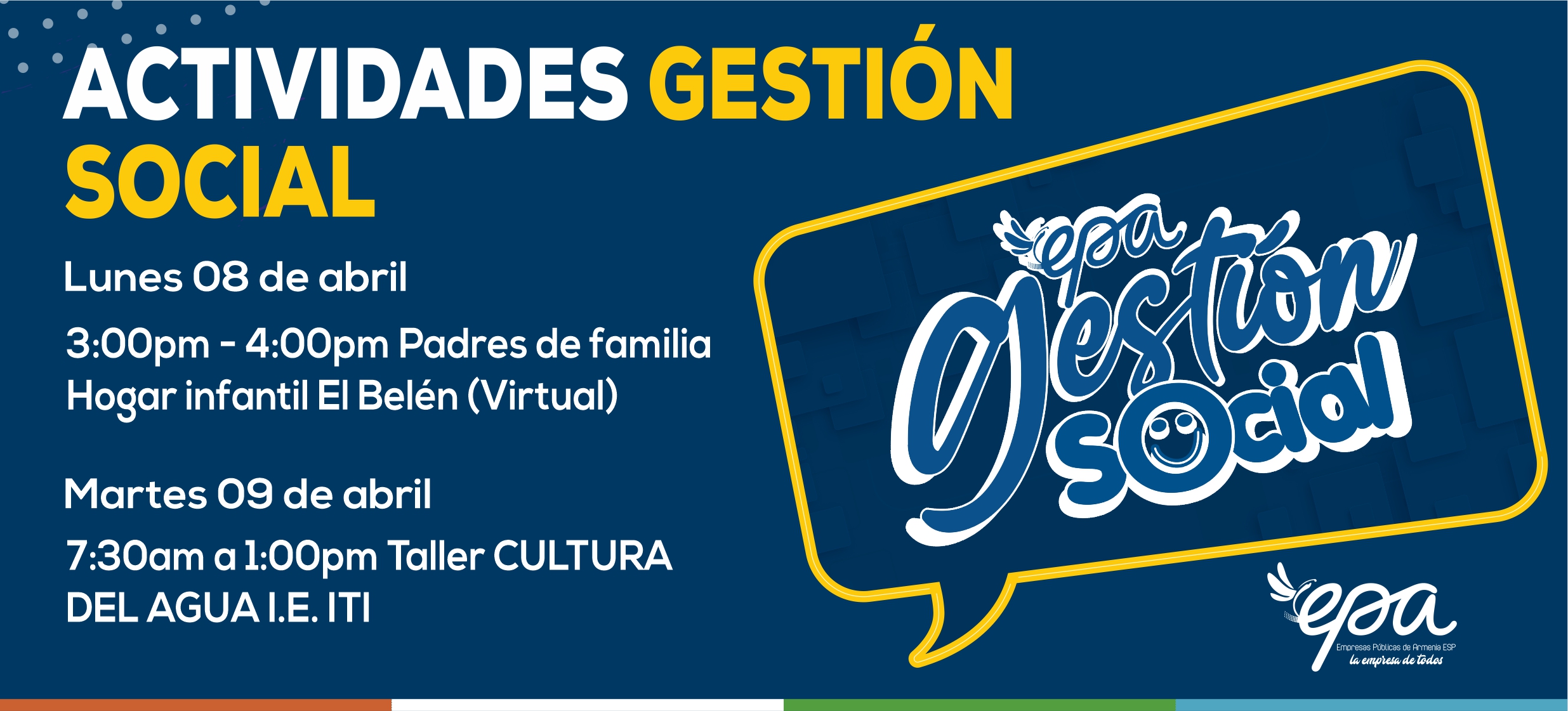 gráfica gestión social 08 09 de abril
