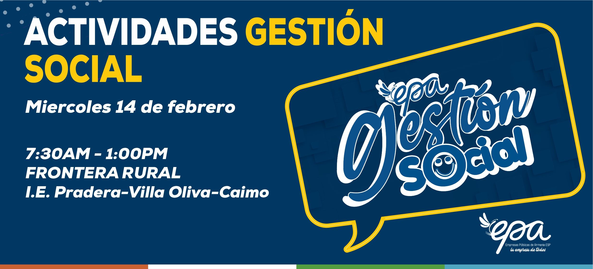 gráfica gestión social 14 febrero