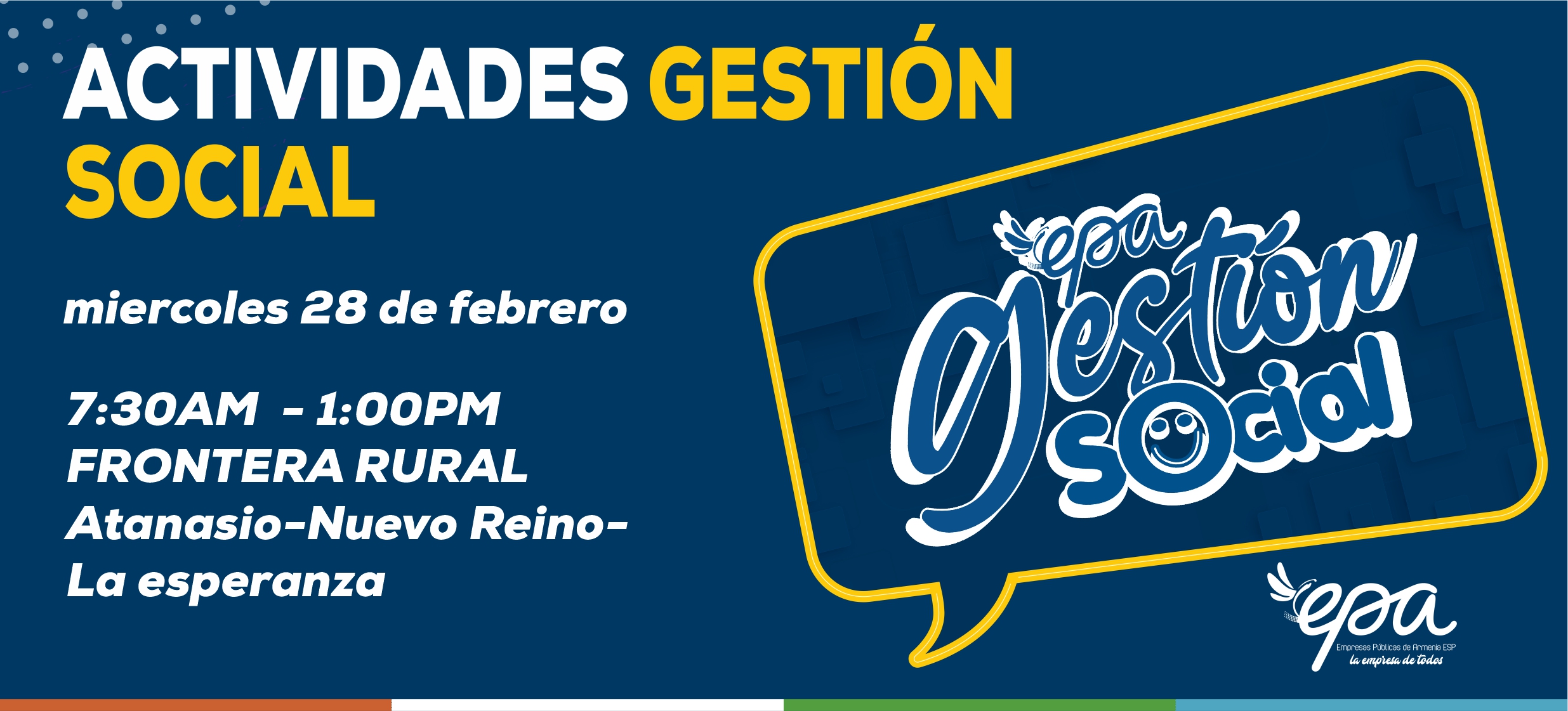 gráfica gestión social 28 de febrero