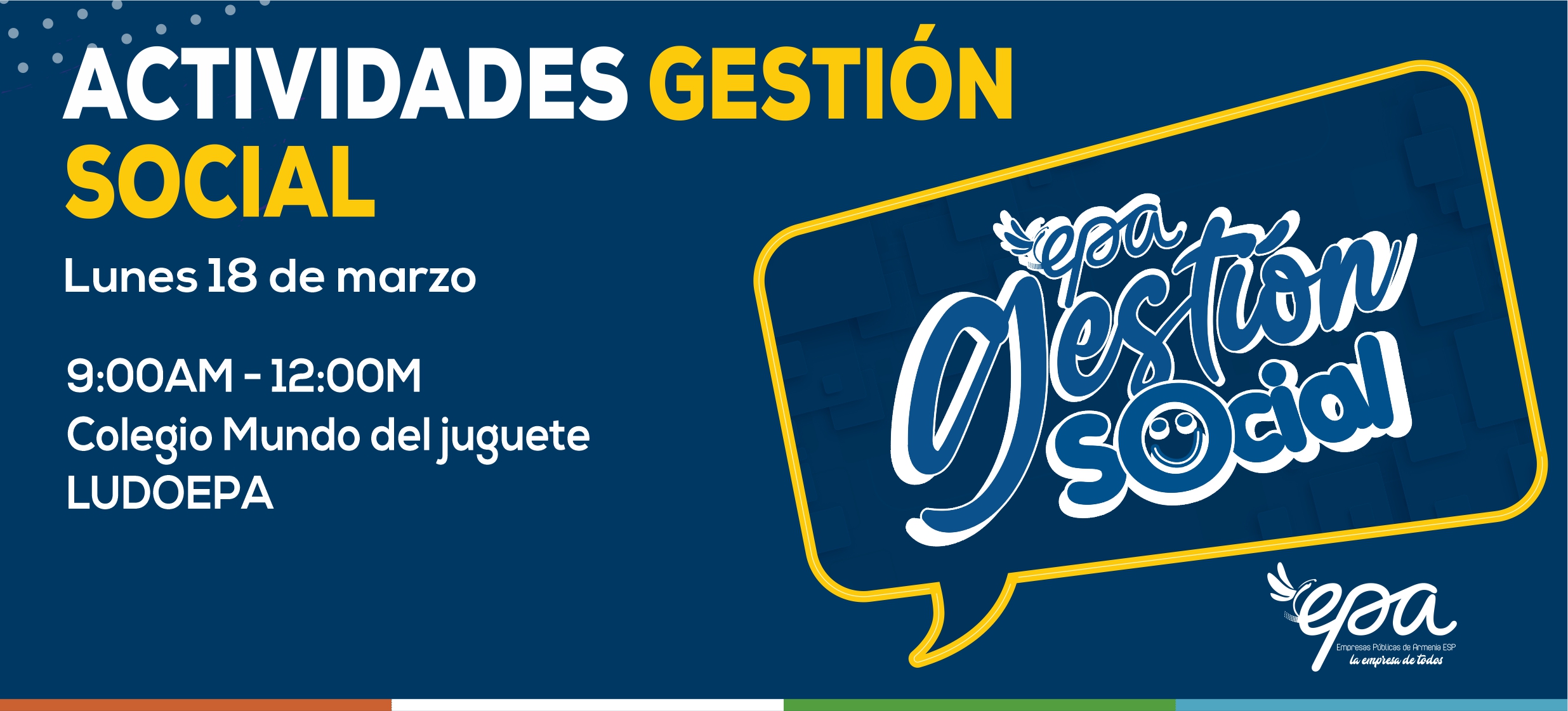 gráfica gestión social Lunes 18 de marzo 2024