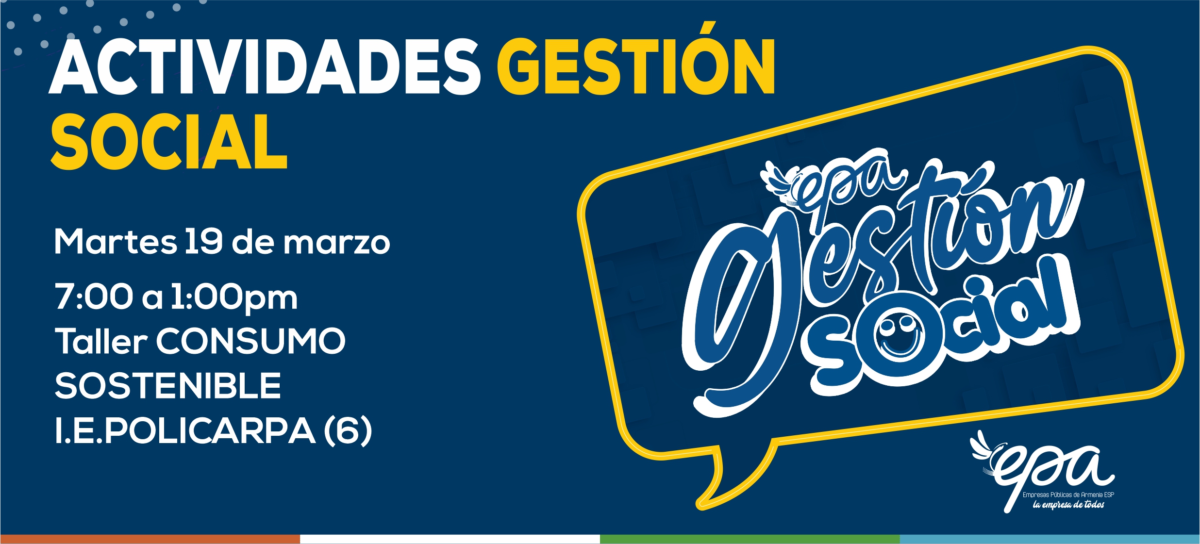 gráfica gestión social Martes 19 de marzo 2024