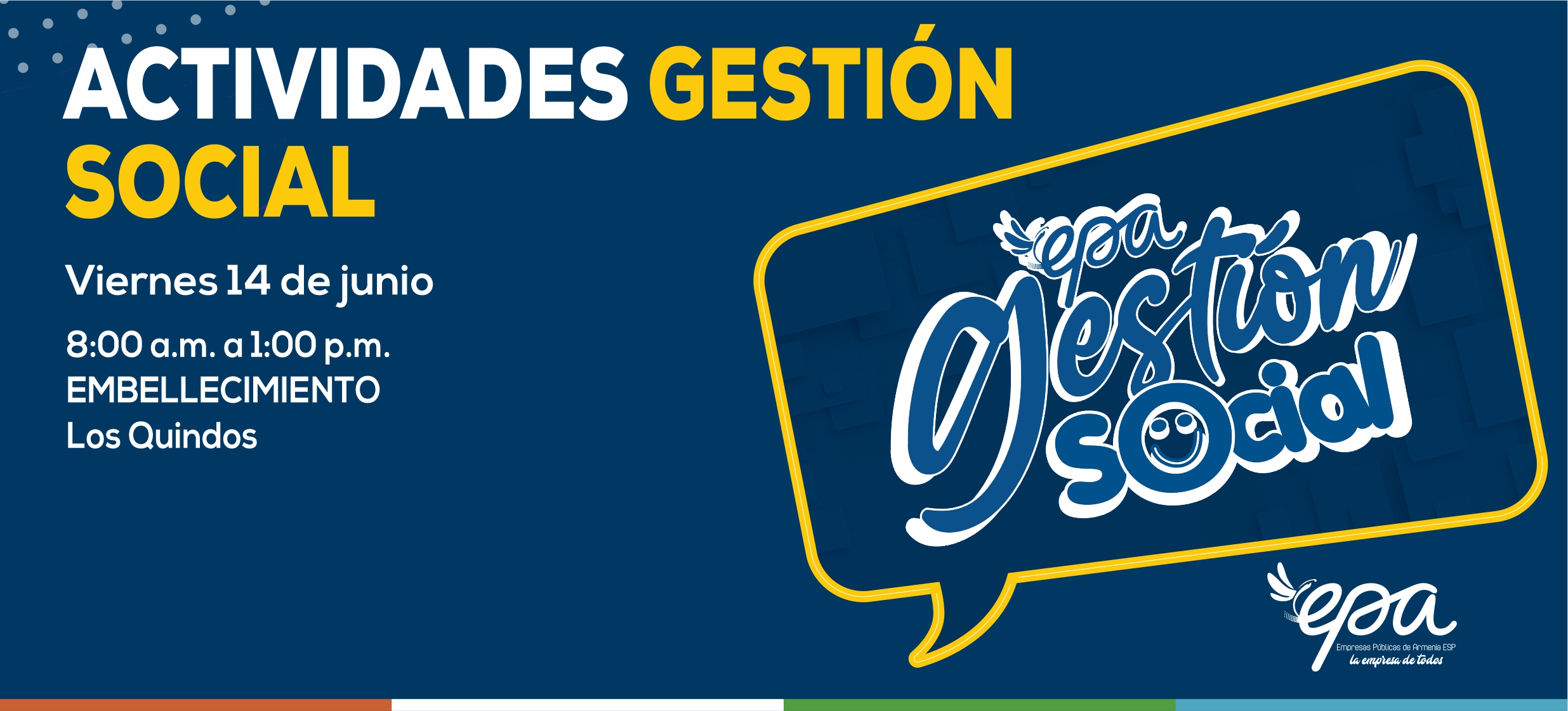 gráfica gestión social Viernes 14 de junio