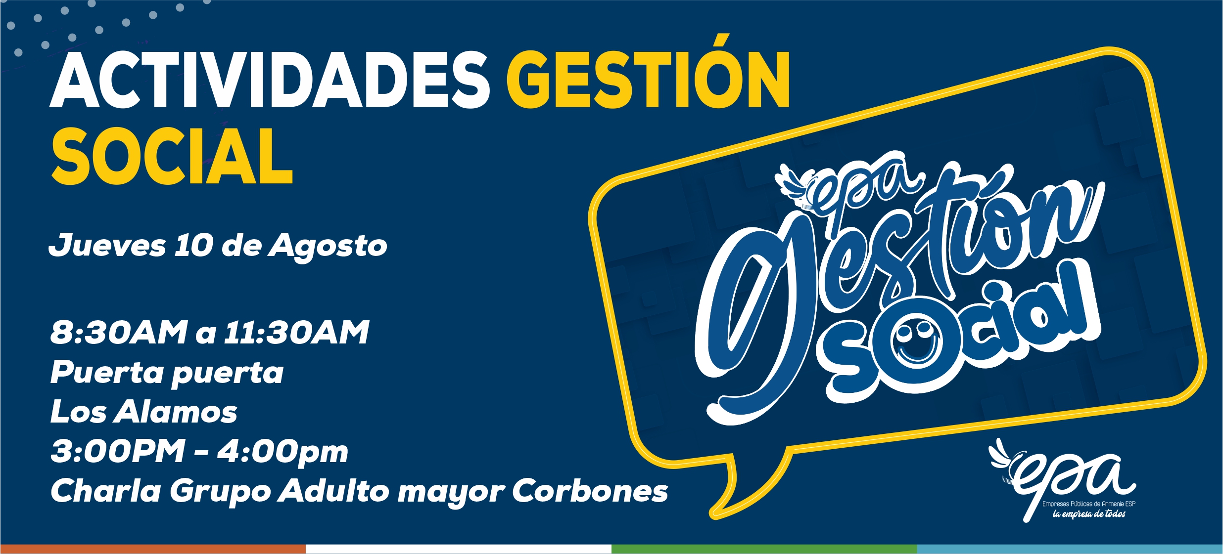 gráfica gestión social agosto 10