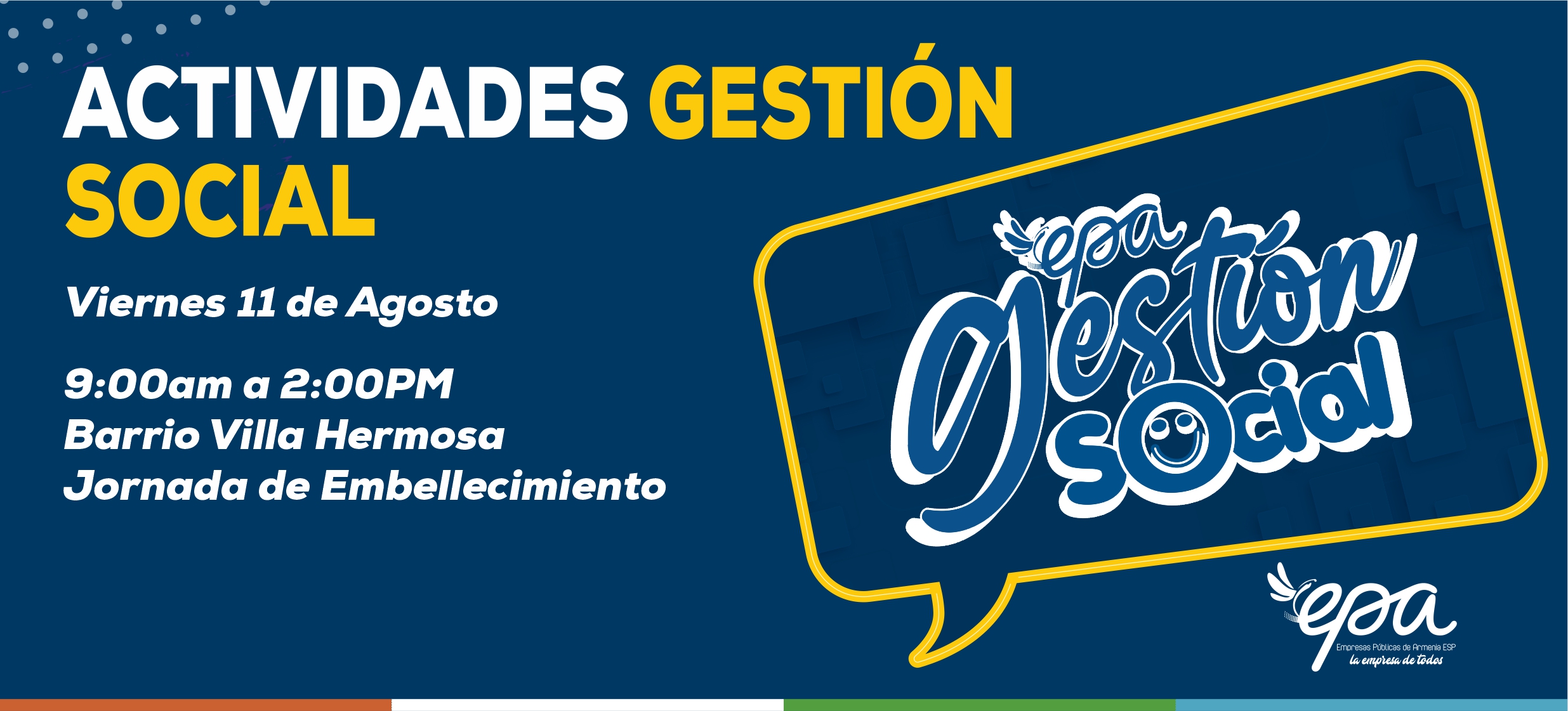 gráfica gestión social agosto 11