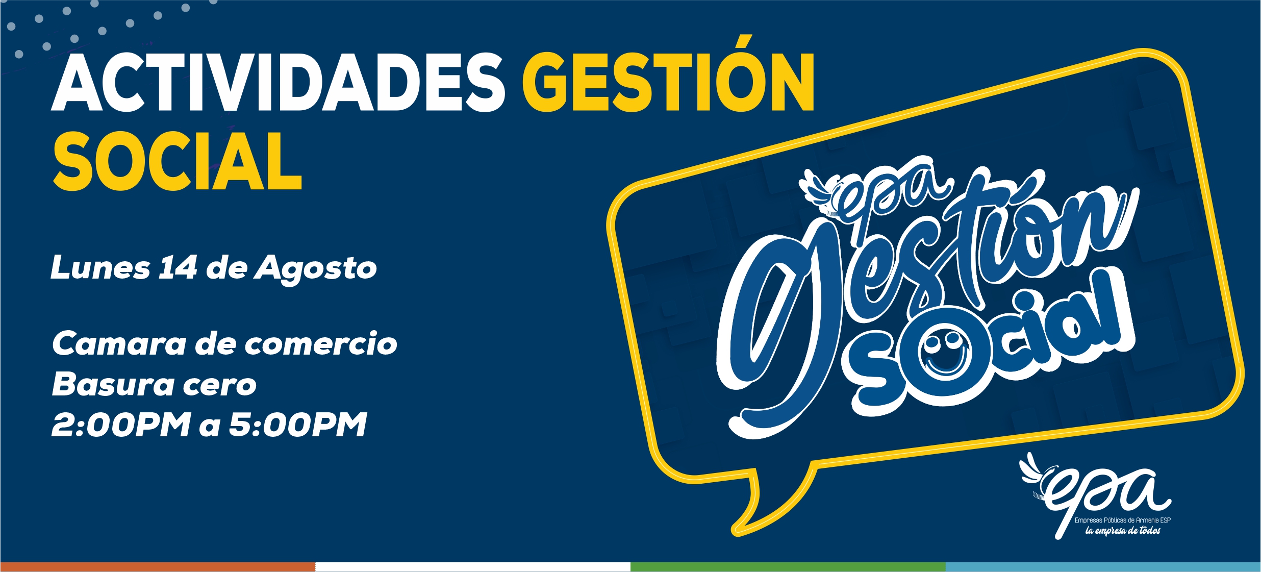 gráfica gestión social agosto 14