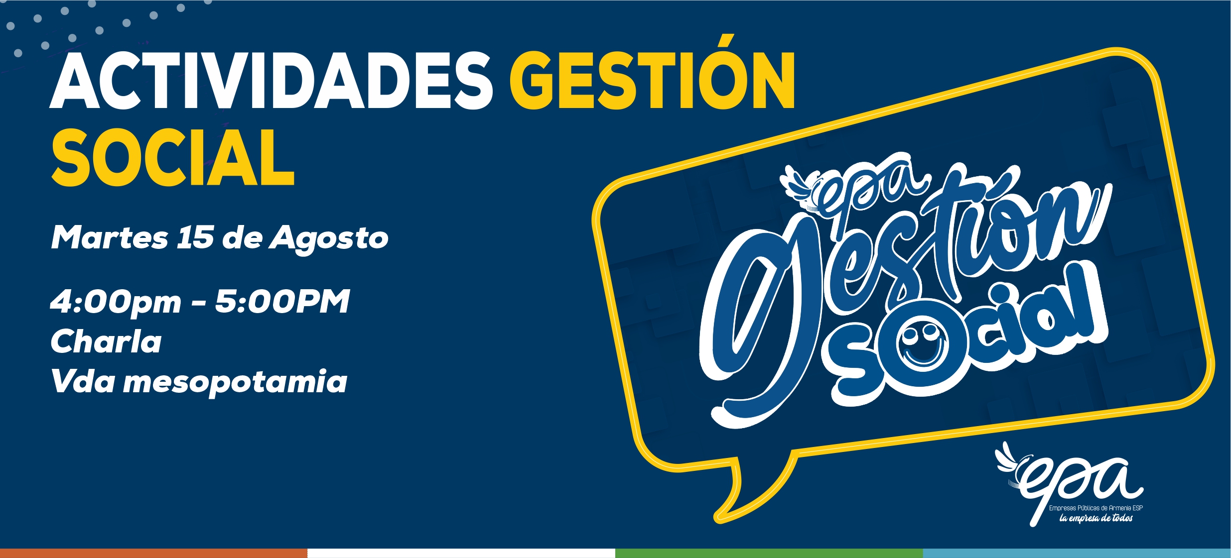 gráfica gestión social agosto 15