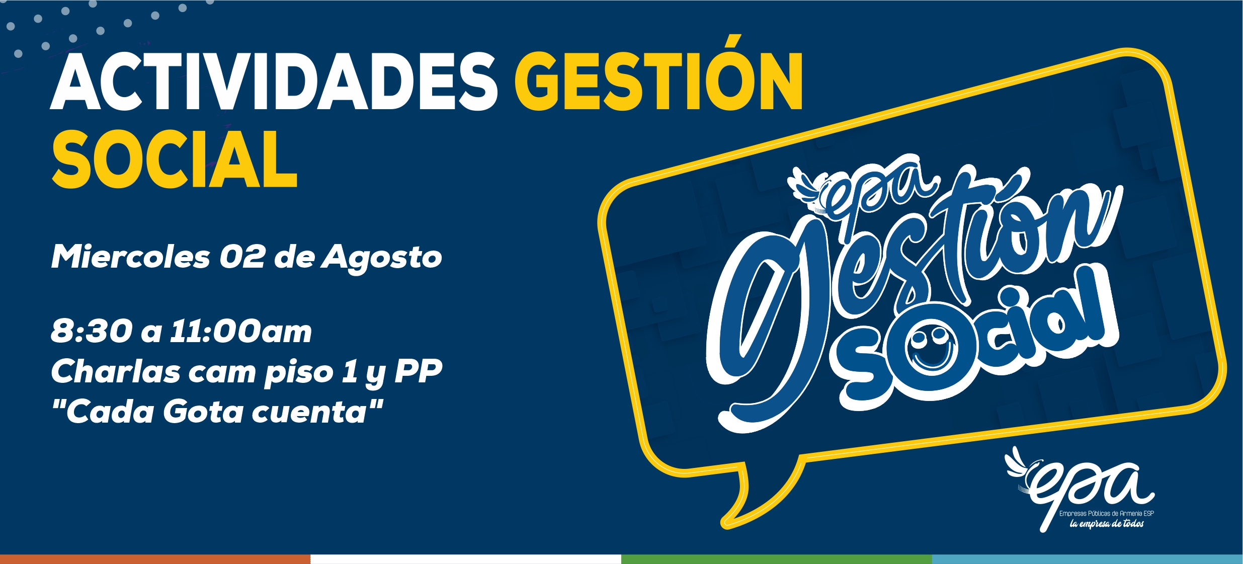 gráfica gestión social agosto 2