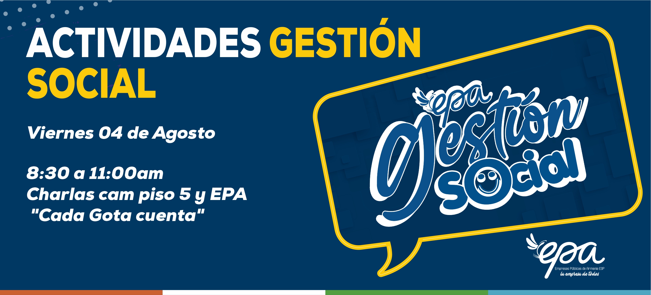 gráfica gestión social agosto 4
