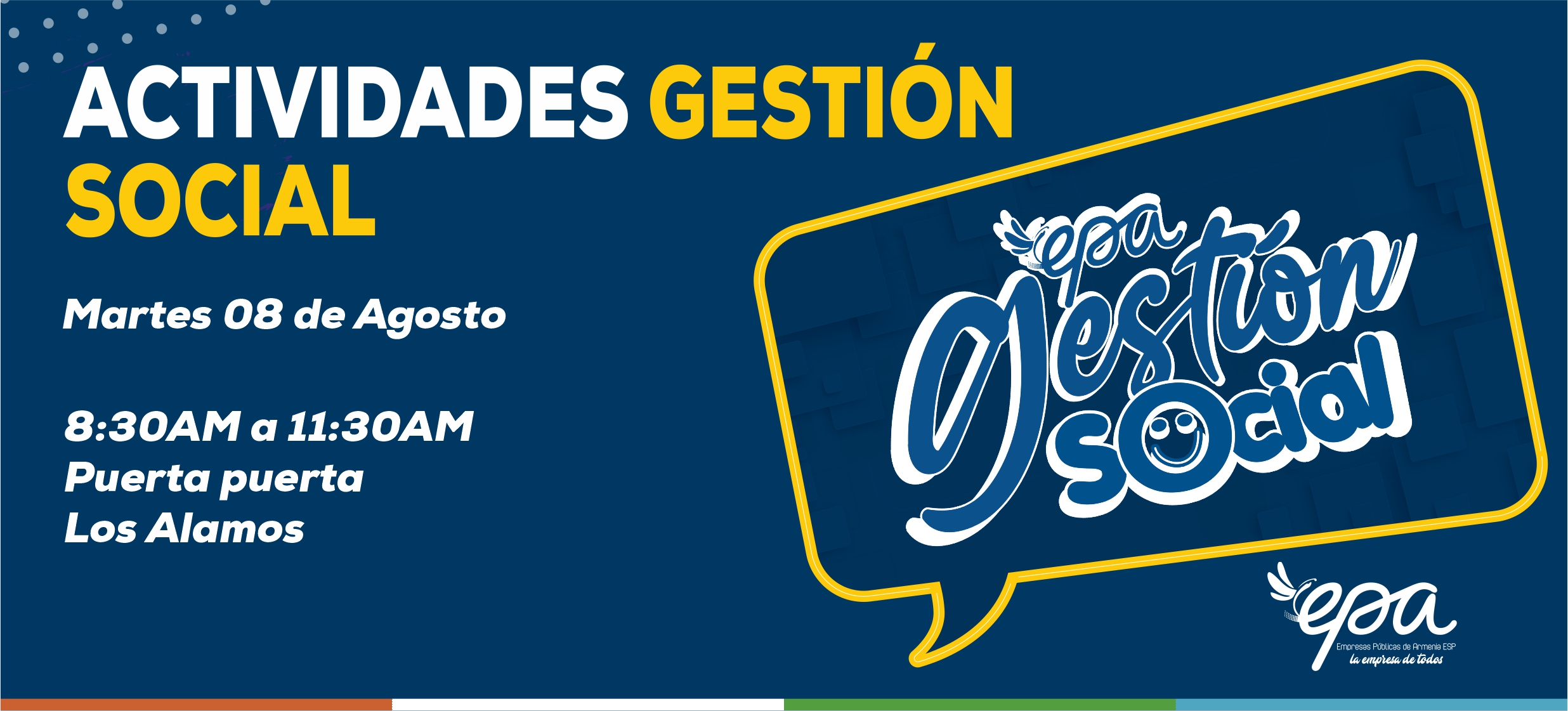 gráfica gestión social agosto 8