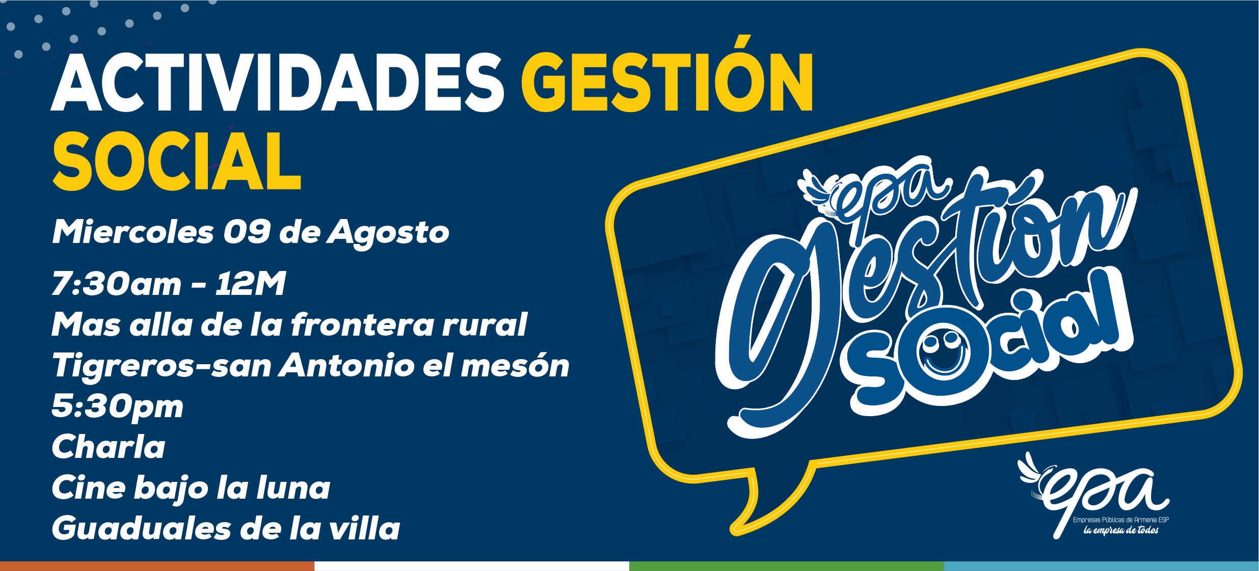 gráfica gestión social agosto 9