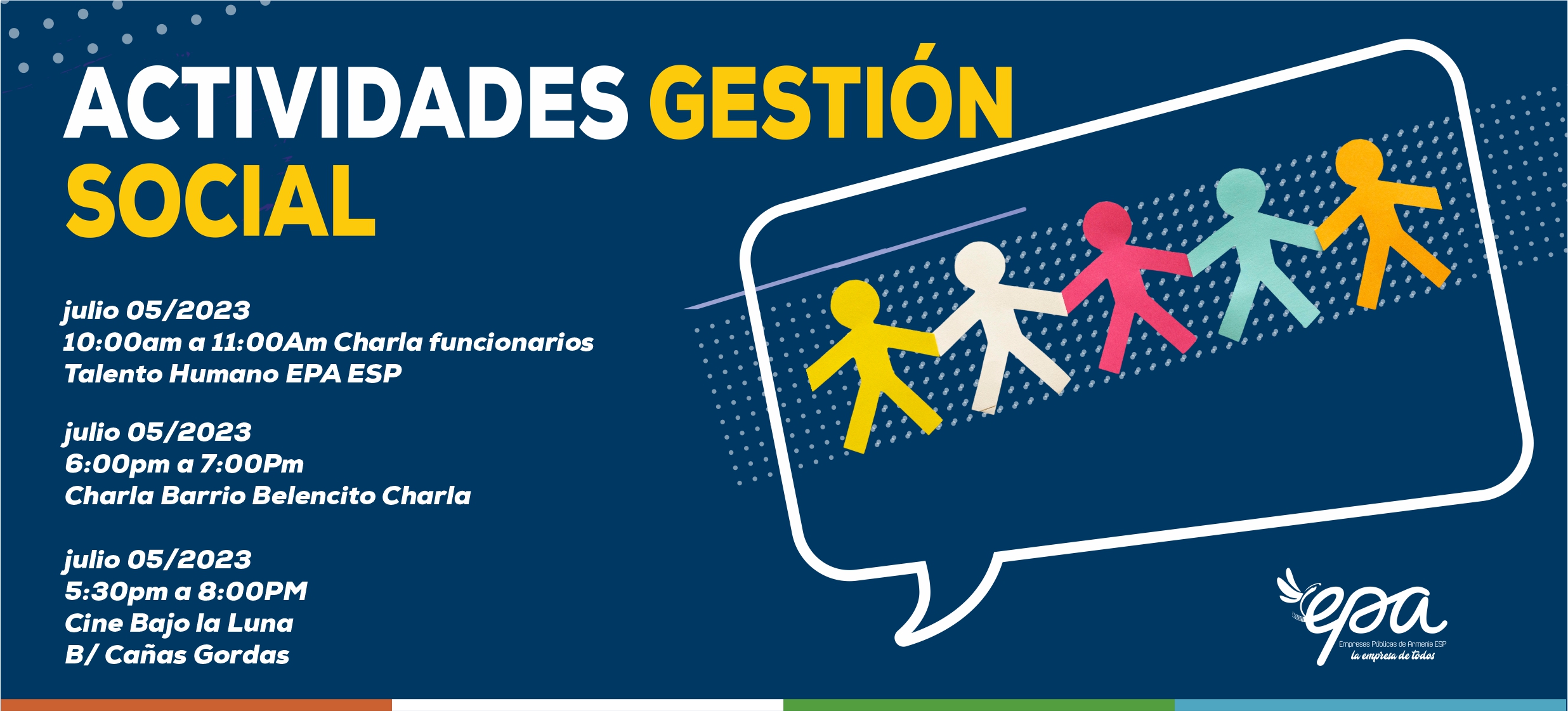 gráfica gestión social julio 05