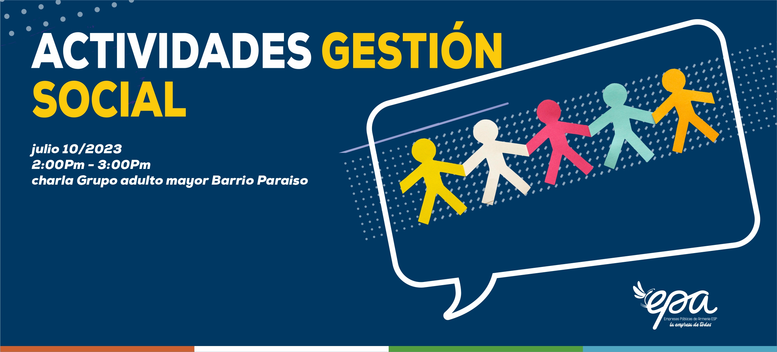 gráfica gestión social julio 10