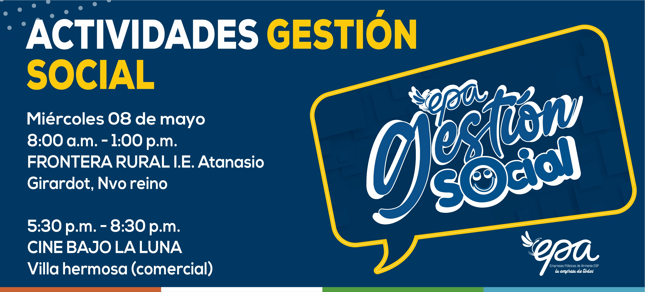 gráfica gestión social mayo 08