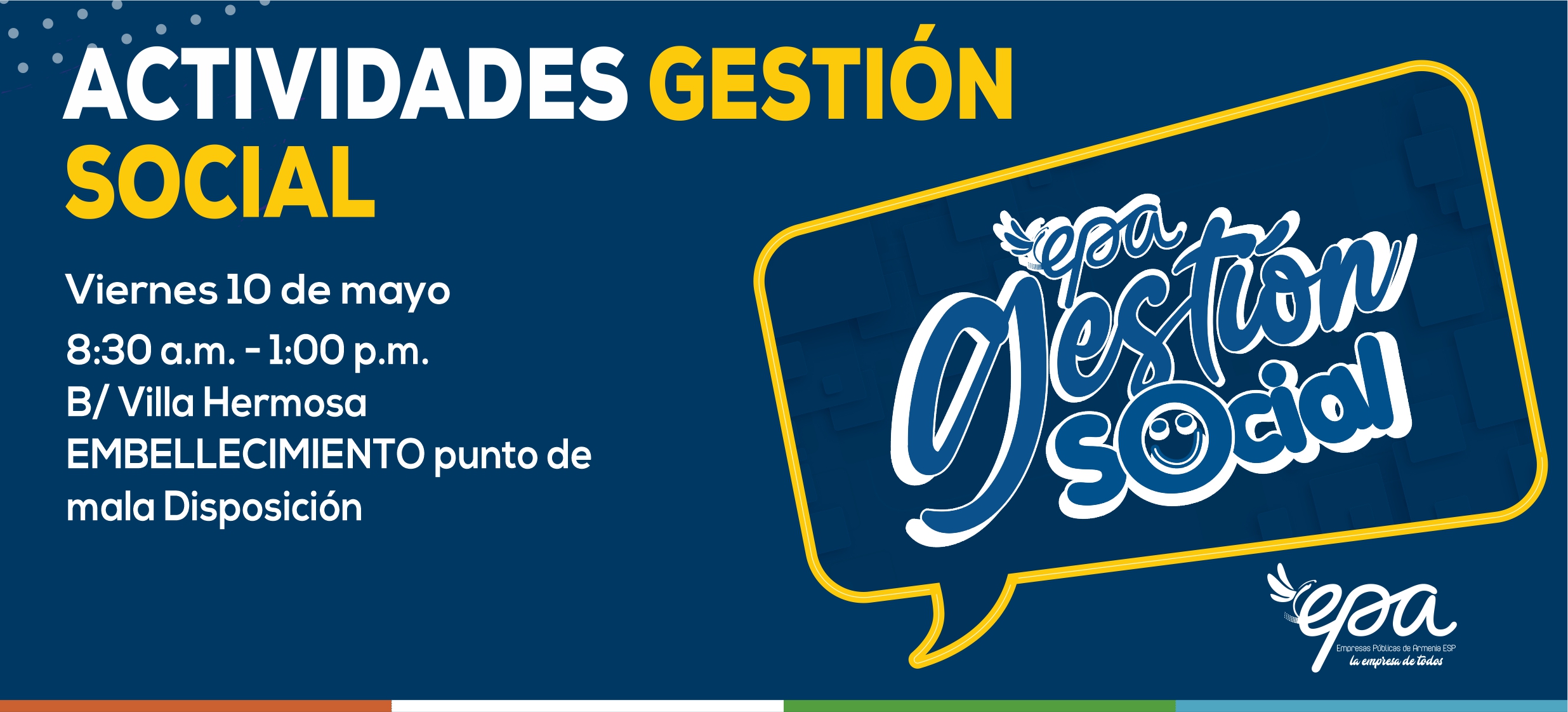 gráfica gestión social mayo 10