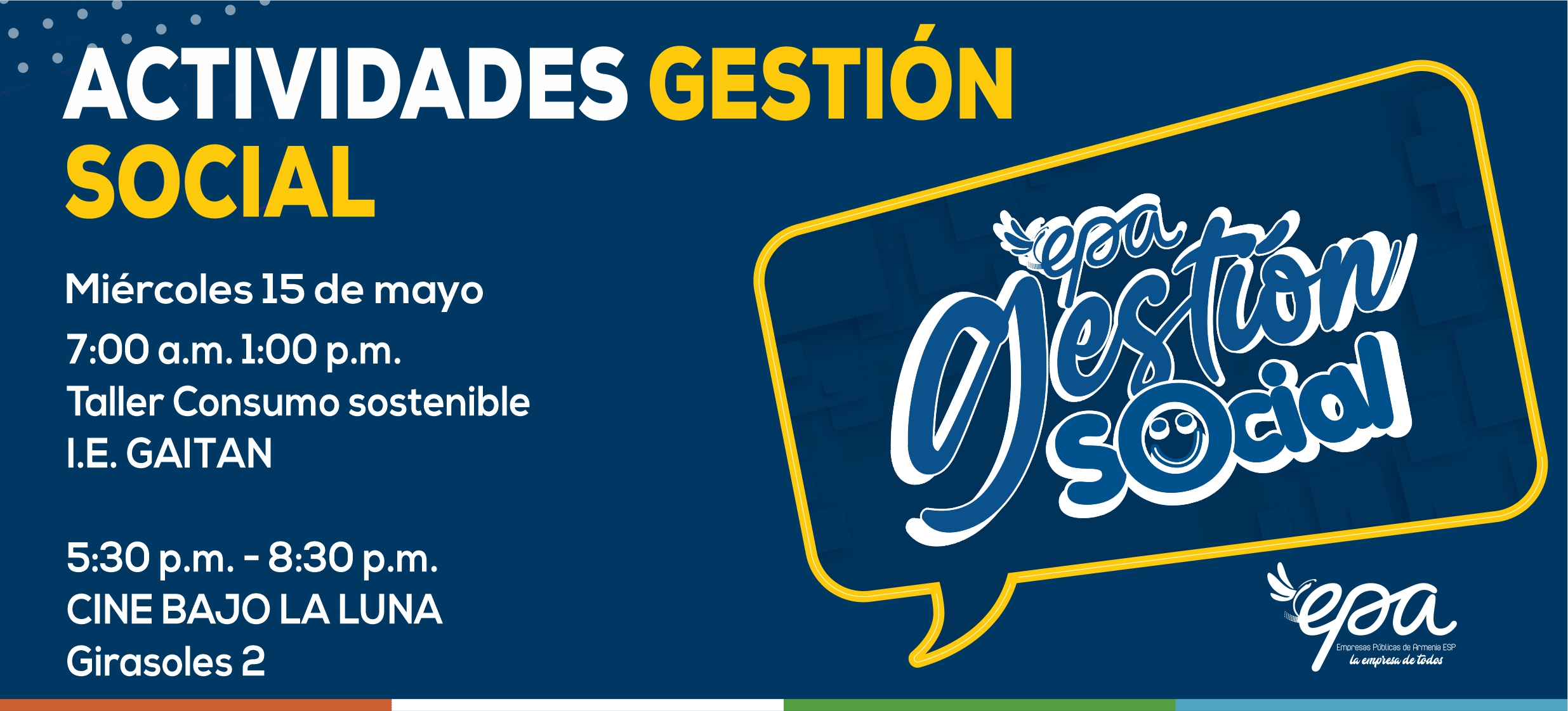 gráfica gestión social mayo 15