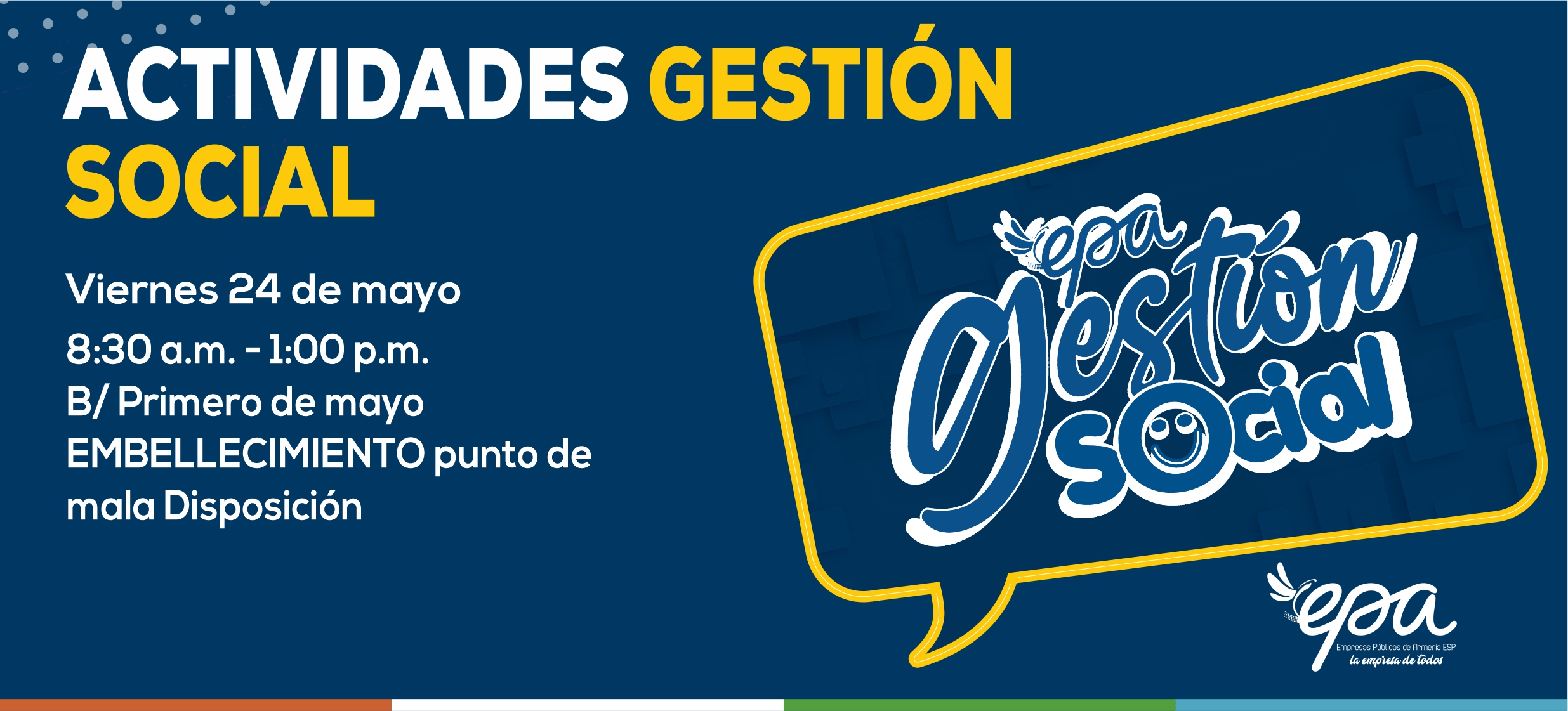 gráfica gestión social mayo 24