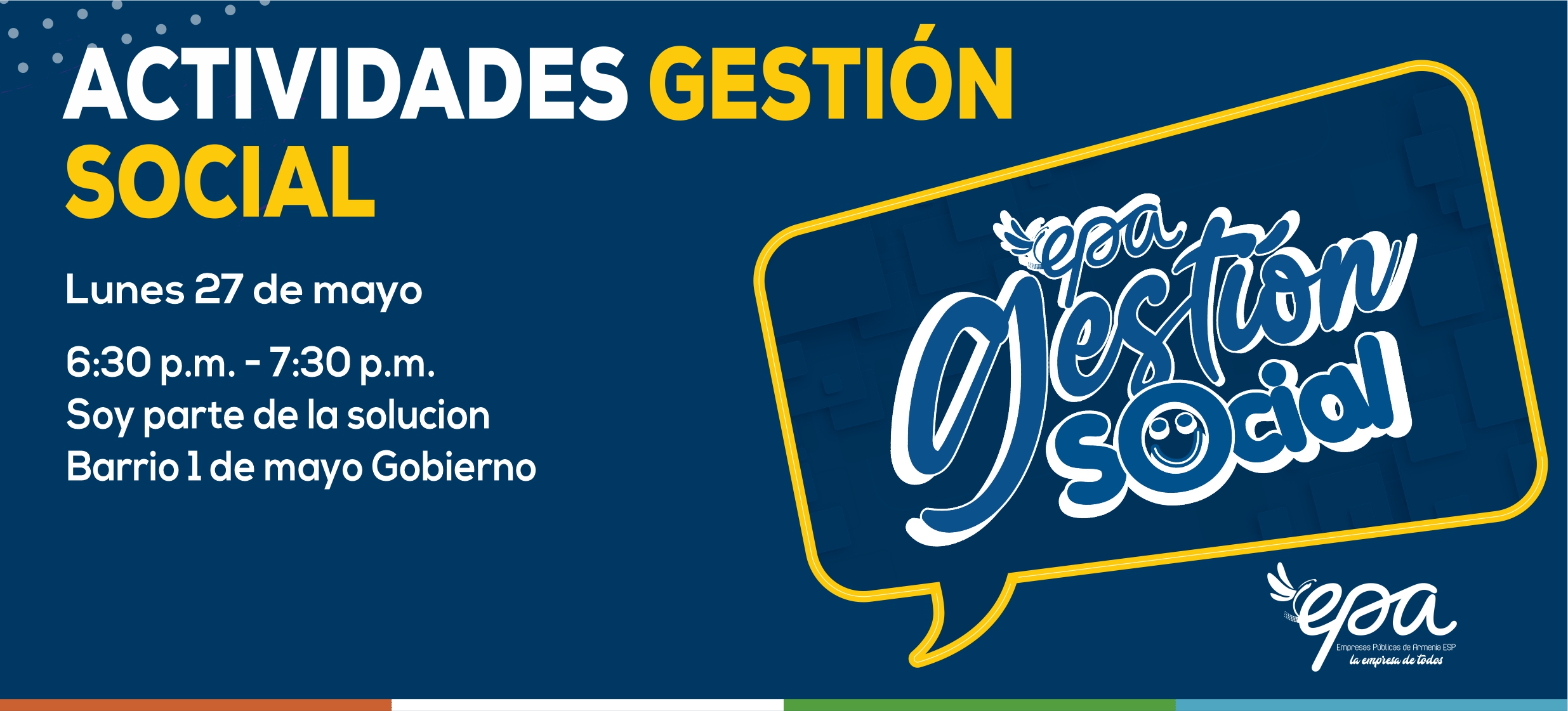 gráfica gestión social mayo 27