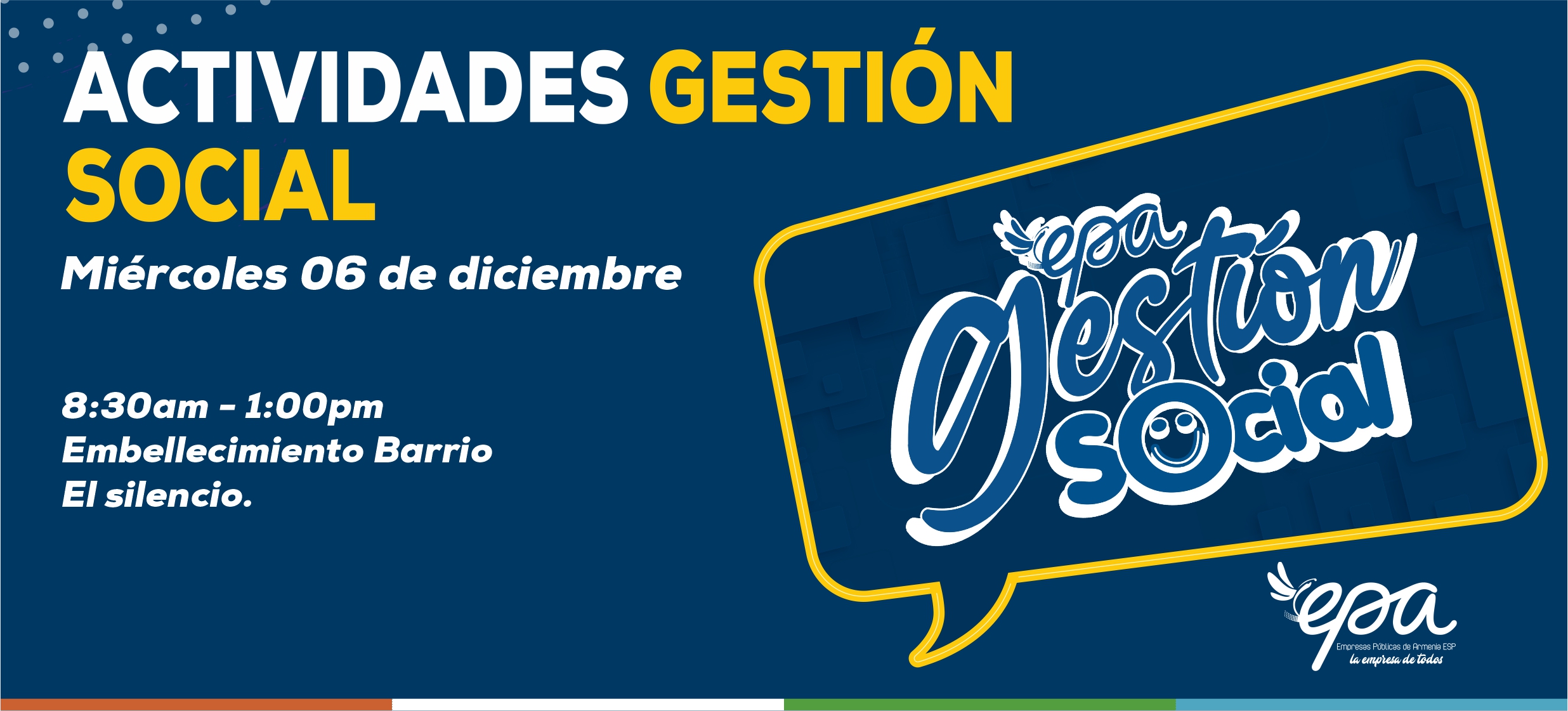 gráfica gestión social miercoles 06 diciembre
