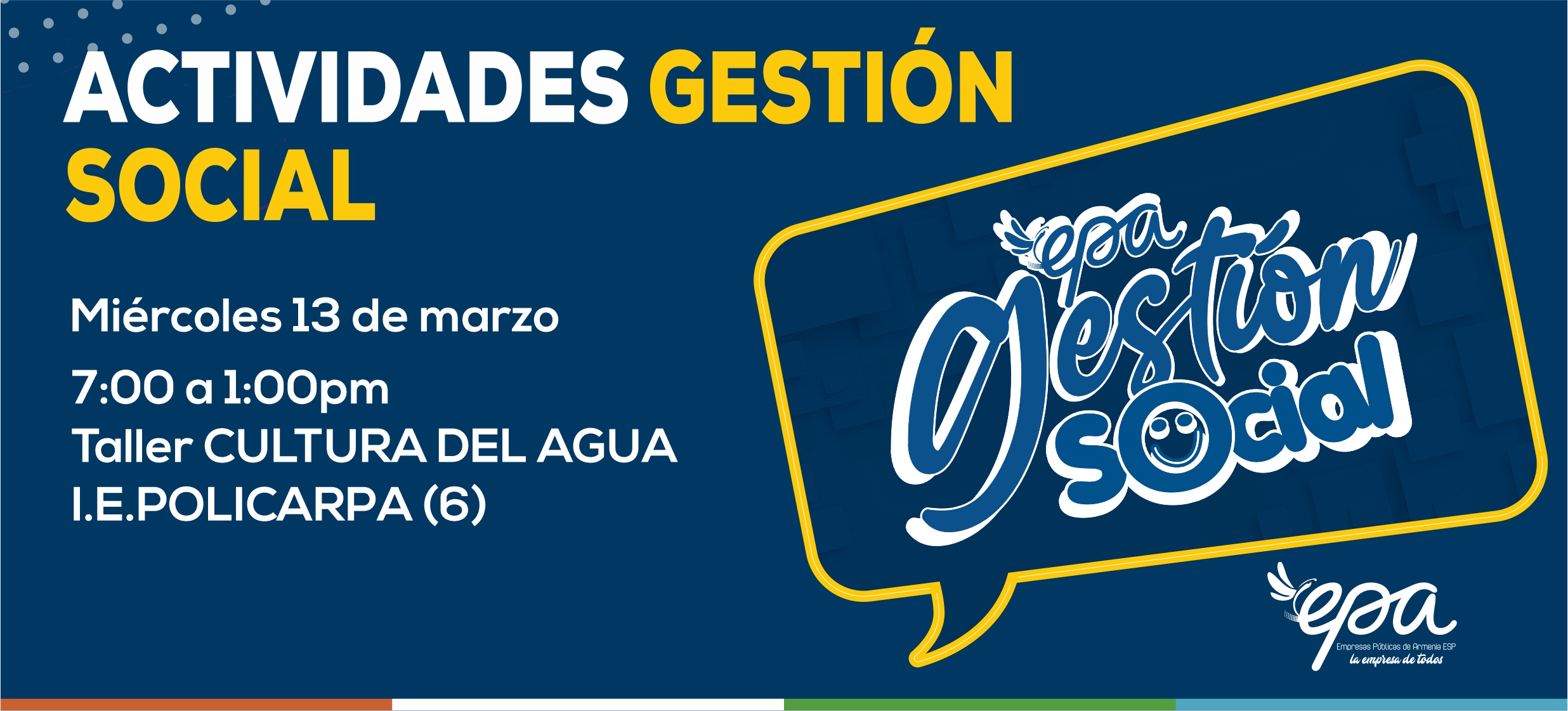 gráfica gestión social miercoles 13 de marzo 2024