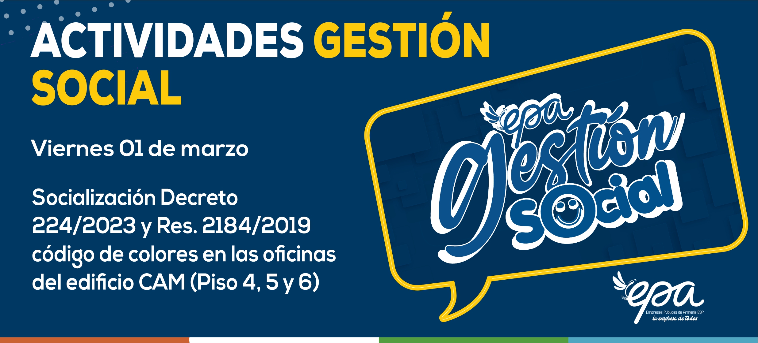 gráfica gestión social viernes 01 de marzo 2024