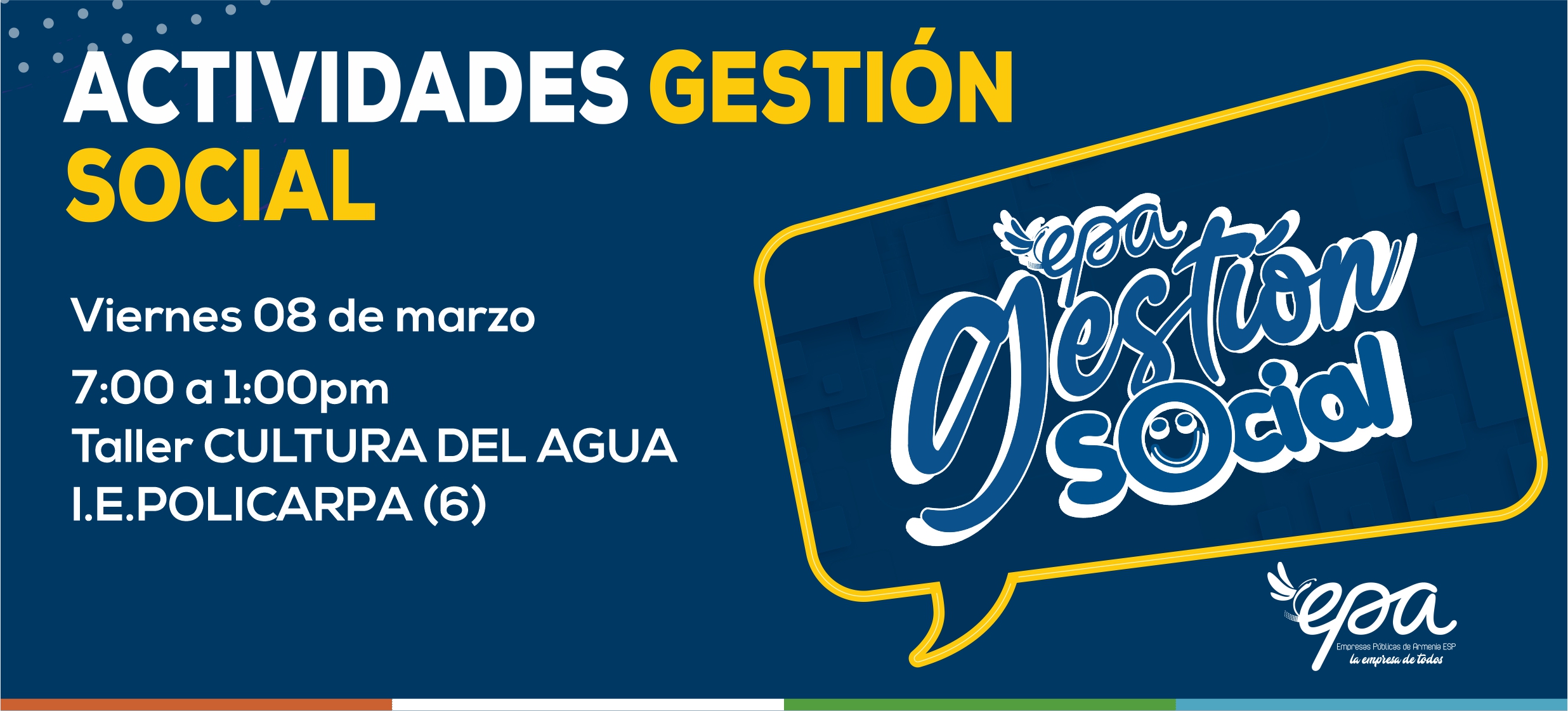 gráfica gestión social viernes 08 de marzo 2024