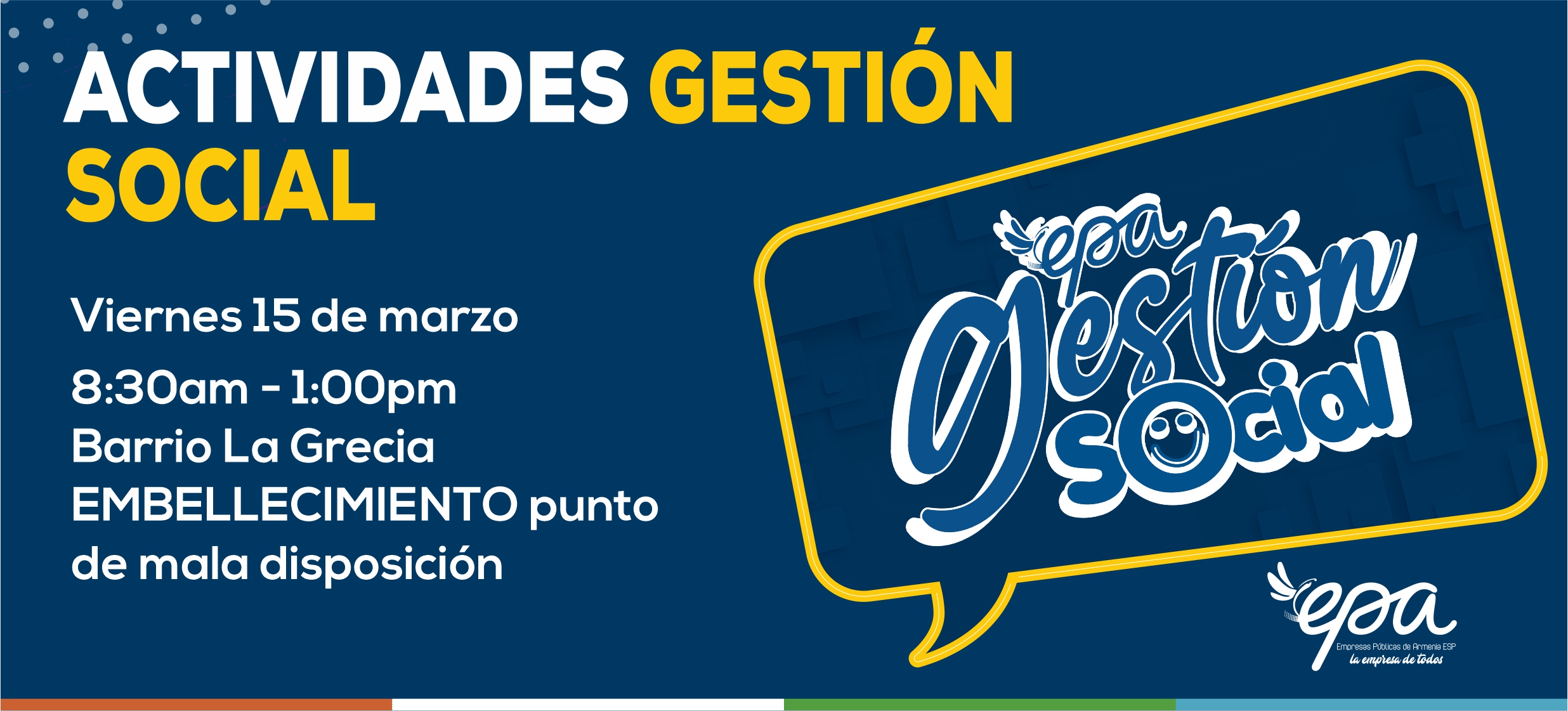 gráfica gestión social viernes 15 de marzo 2024