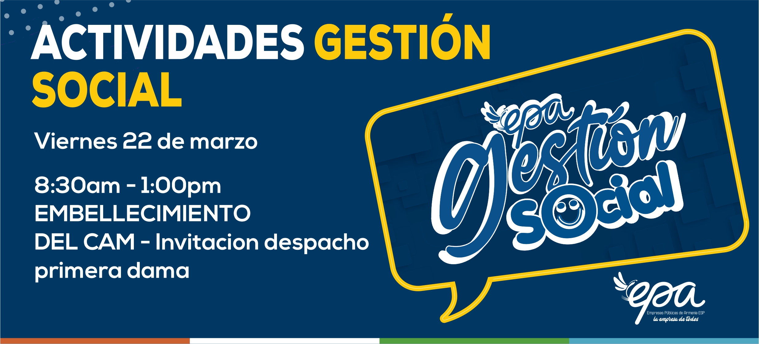 gráfica gestión social viernes 22 de marzo 2024